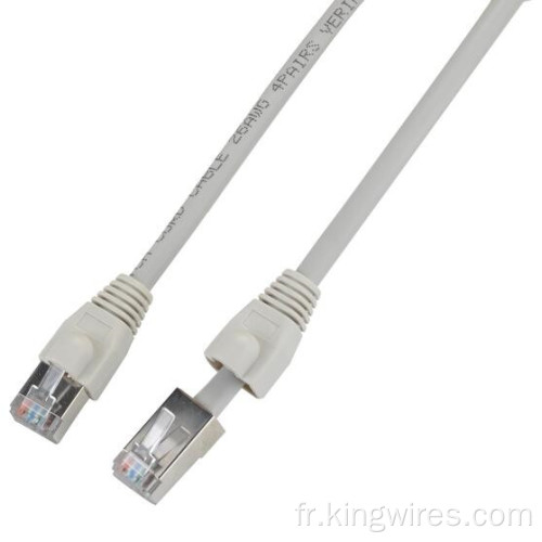 Câble Ethernet Cat6a Cordon réseau LAN blindé sans accroc